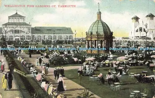 R583171 Gt Yarmouth Wellington Pier Gardens 1908