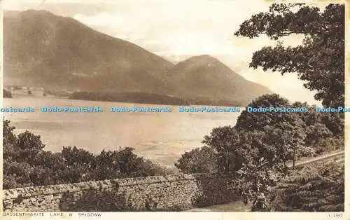 R583173 Bassenthwaite Lake and Skiddaw Photochrom