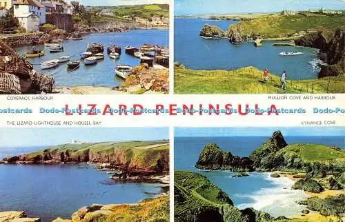 R578034 Lizard Peninsula Kynance Cove Mullion Cove and Harbour Jarrold Cotman Co