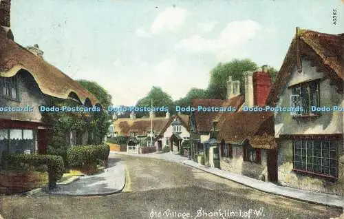 R583185 I of W Shanklin Old Village F Frith 1911