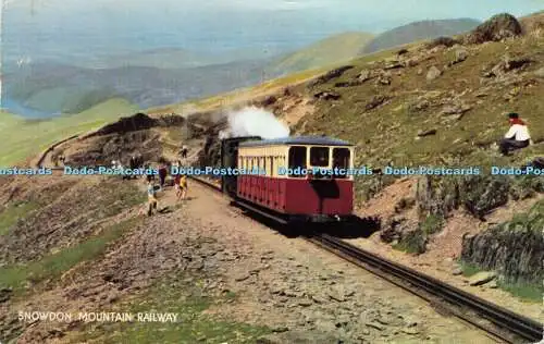 R578810 Snowdon Mountain Railway J Salmon Cameracolour 1964