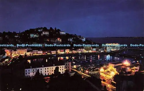 R580947 Torquay by Night Jarrold Cotman Color Series