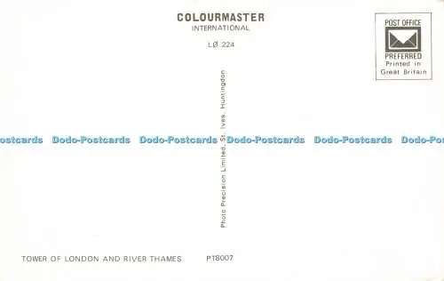 R578818 Tower of London and River Thames Photo Precision Limited Colourmaster In