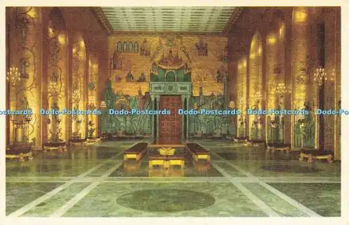 R584869 Stockholmer Rathaus Bankettsaal Goldener Saal mit Mosaikdekorationen von