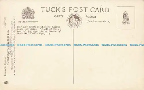 R583198 May Day Sports at Shottery Shakespeare the Victor Tuck Charles Cattermol