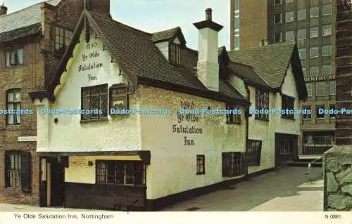 R580982 Nottingham Ye Olde Salutation Inn E T W Dennis Photocolour 1981