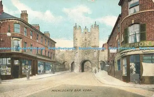 R584894 York Micklegate Bar E T W Dennis Dainty Series