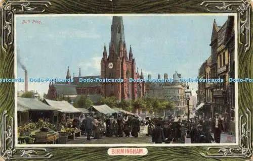 R584895 Birmingham Bull Ring A und G Taylor Orthochrome Serie 1912