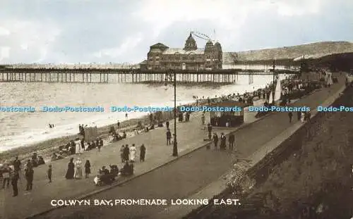 R583231 Colwyn Bay Promenade Blick nach Osten E T W Dennis Dainty Serie