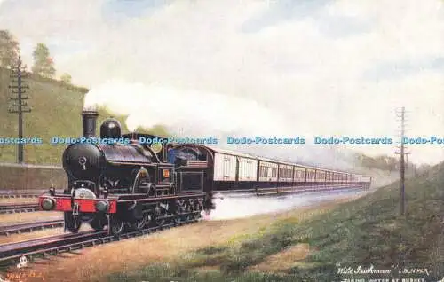 R583234 Taking Water at Bushey Wild Irishman L and N W R Famous Expresses Tuck O