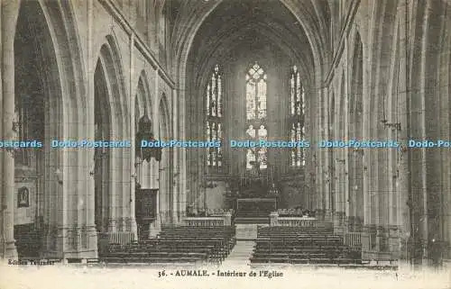 R583238 Aumale Interieur de l Eglise Tourneur