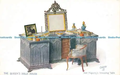R583249 The Queen Dolls House Her Majesty Frisiertisch Steck Oilette Serie IV