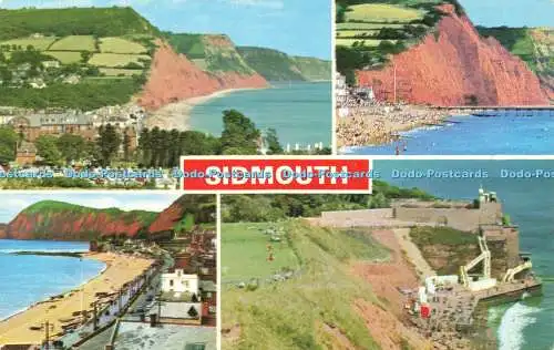 R581015 Sidmouth The Beach und Salcombe Hill Salcombe Hill Jacob Ladder E T W De