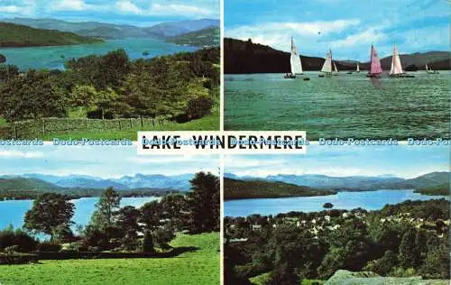 R581024 Lake Windermere von Brant Fell Yachting The Langdales From Biskey How M