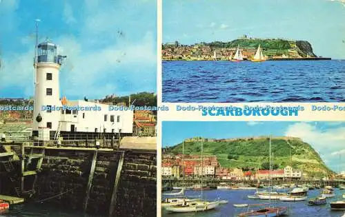 R584941 Scarborough The Lighthouse Yachting Outer Harbour E T W Dennis Photocolo