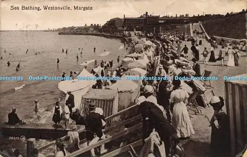 R583272 Margate Westonville Sea Bathing F Tanner V und S 1918