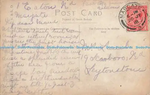 R583272 Margate Westonville Sea Bathing F Tanner V und S 1918