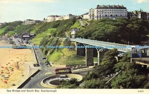 R584944 Scarborough Spa Bridge and South Bay E T W Dennis Photocolour