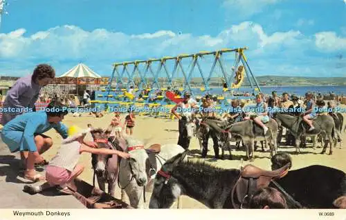 R581057 Weymouth Donkeys E T W Dennis Photocolour