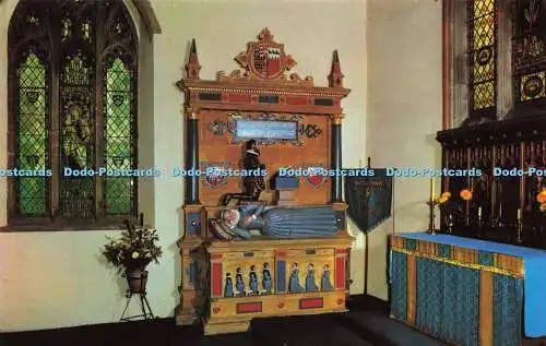 R584967 Tenby St Mary Church Monument in St Nicholas Chapel to Margaret Mercer P