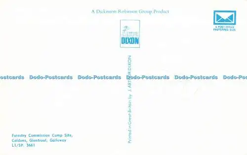 R581063 Galloway Glentrool Caldons Forestry Commission Campingplatz J Arthur Dixon