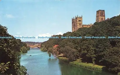 R581100 River Wear and Durham Cathedral Plastichrome W Skipper 1962