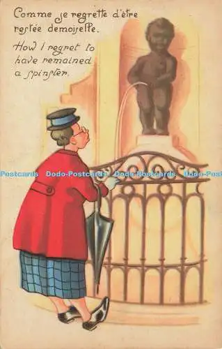 R585009 Comme je regrette d etre restee demoiselle Französischer Comic 1930