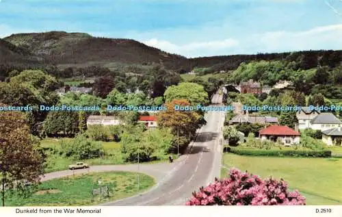 R578972 Dunkeld from the War Memorial E T W Dennis Photocolour