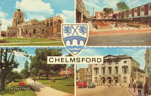 R578980 Chelmsford Central Park The Cathedral West Square J Salmon Cameracolour