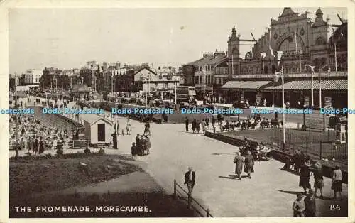 R583350 Morecambe The Promenade 1951