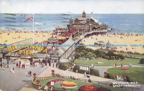 R583359 Great Yarmouth Britannia Pier Valentine Art Farbe Brian Gerald 1952
