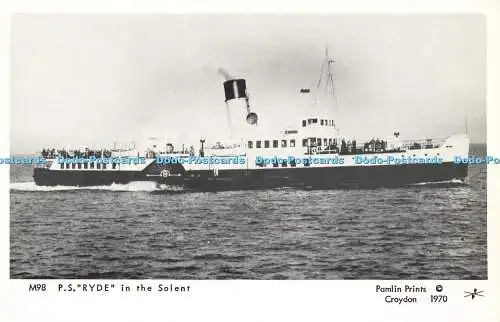 R578993 P S Ryde in the Solent Pamlin Prints 1970