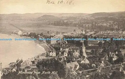 R583369 Minehead aus North Hill Valentines Serie 1919