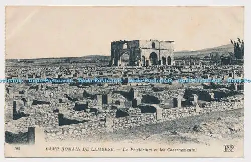 R579002 Camp Romain de Lambese Le Praetorium et les Casernements Neurdein et Cie