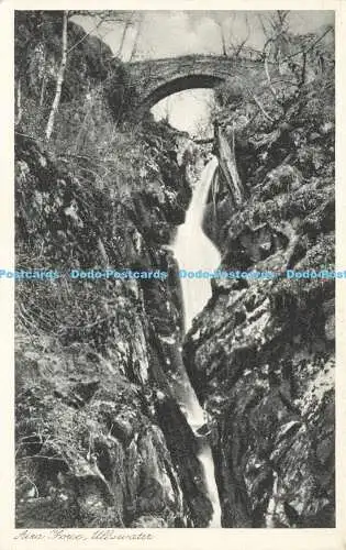 R585041 Ullswater Aira Force Foto Tiefdruckkarte RP