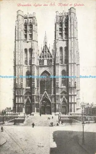 R585046 Bruxelles Eglise des SS Michel et Gudule J F B