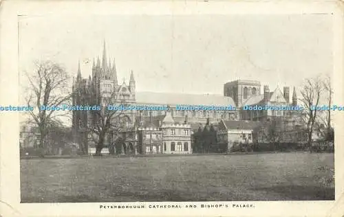 R583384 Peterborough Cathedral and Bishop Palace N S D