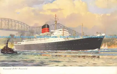 R583420 Cunard R M S Saxonia