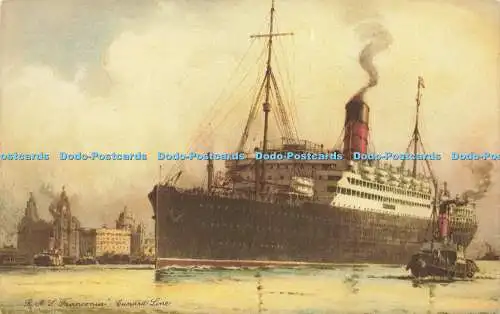 R583427 R M S Franconia Cunard Line