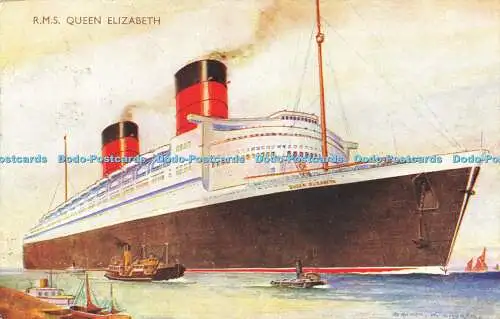 R583430 R M S Queen Elizabeth J Salmon 1948