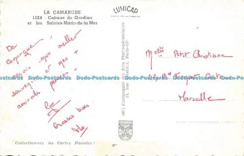 R579132 La Camargue Cabane de Gardian et les Saintes Marie de la Mer C A P Lumic