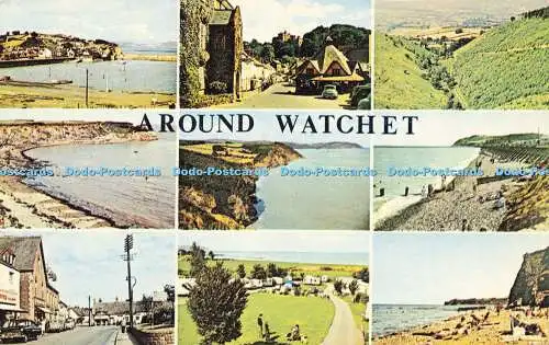 R581278 Around Watchet Watchet Harbour Hellwell Bay Williton Plastichrome Multi