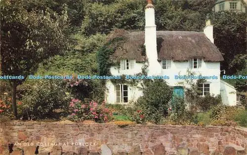 R579155 An Old Cottage at Porlock J Salmon Cameracolour 1982