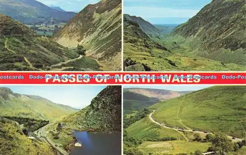 R581280 Pässe von Nordwales Llanberis Pass Hufeisenpass Sychnant Pass E T W