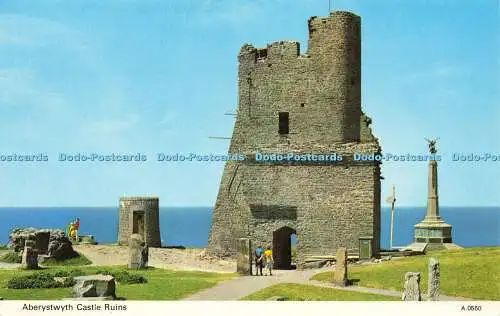 R581284 Aberystwyth Castle Ruins E T W Dennis Photocolour