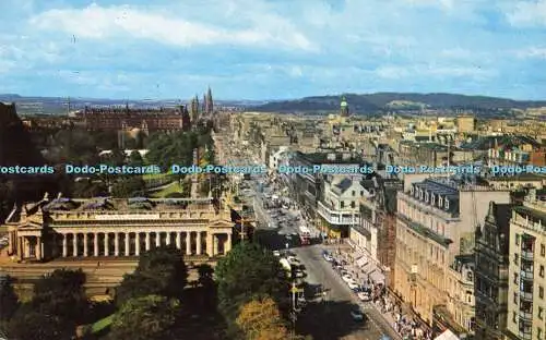 R581292 Edinburgh from Sir Walter Scott Monument Princess Street E T W Dennis Ph