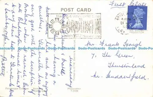 R579174 Grüße aus Thornton le Dale malerisches Cottage Beck Isle E T W Denn