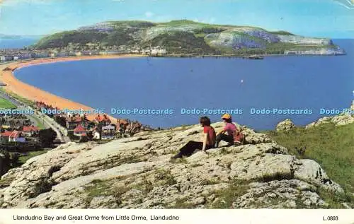 R579179 Llandudno Llandudno Bay and Great Orme from Little Orme E T W Dennis Pho