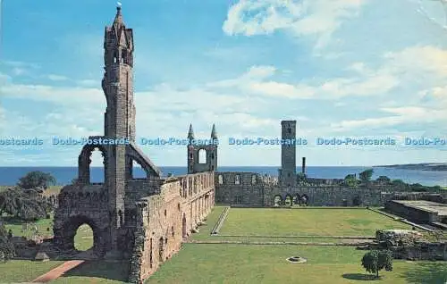 R579185 Cathedral Ruins St Andrews Sanderson and Dixon Plastichrome