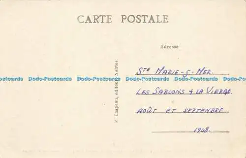 R583580 Sainte Marie sur Mer La Cote Prise du Sablon Rocher de la Vierge F Chape